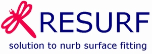 RESURF - solution to nurb surface fitting Computer Aided Design (CAD)